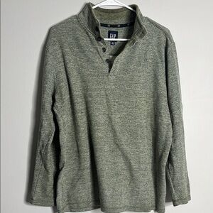 GAP Olive Green Long Sleeve Henley